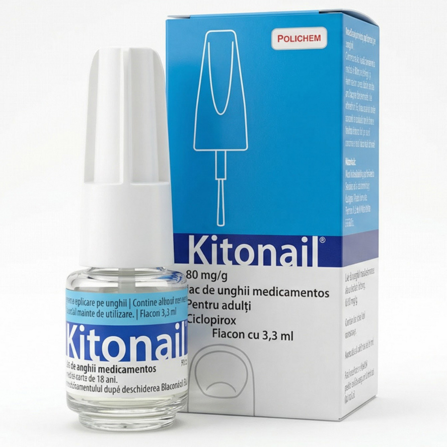 Kitonail 80 mg/g lac de unghii medicamentos 3.3 ml
